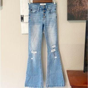 KanCan Petite flare jeans